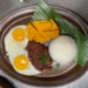 Delicious Bebot Silog - Traditional Filipino Breakfast with Corned Beef, Rice, and Egg at BLISS Restaurant Siargao